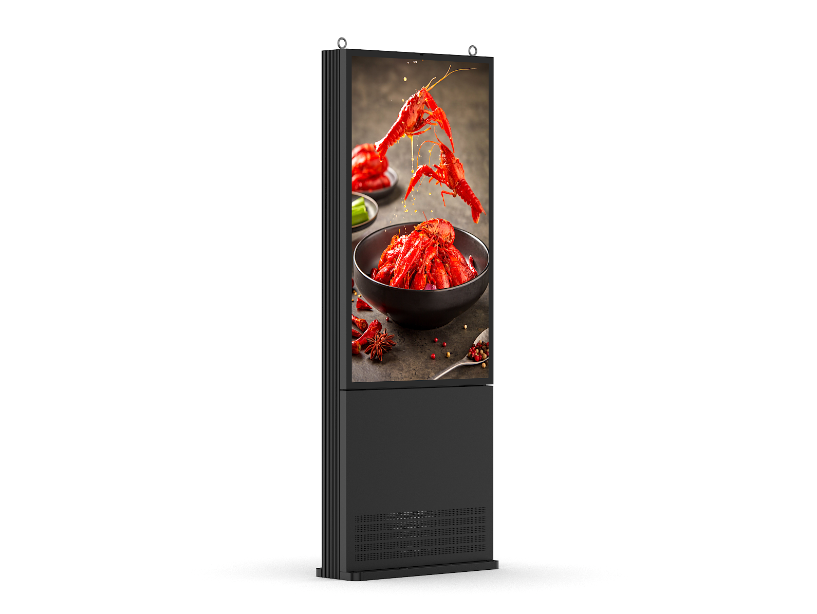 55UDS124S IP66 4K Aluminum Slim Ultra-bright outdoor kiosk